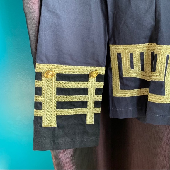 Navy Blue Jacket - military look - Picture 4 of 6